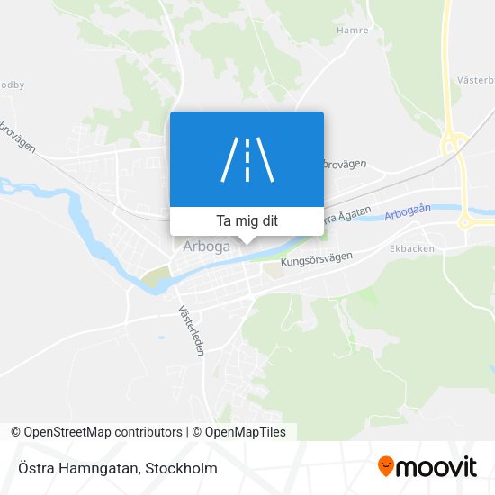 Östra Hamngatan karta