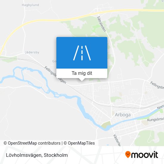 Lövholmsvägen karta