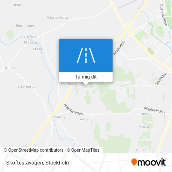 Skoftestavägen karta