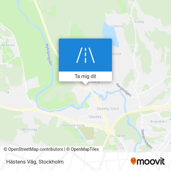 Hästens Väg karta