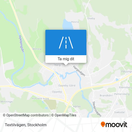 Textilvägen karta