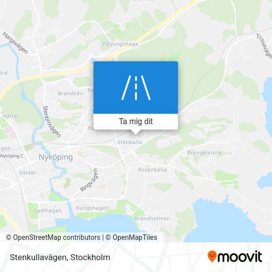 Stenkullavägen karta