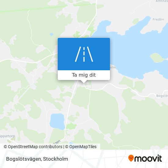 Bogslötsvägen karta