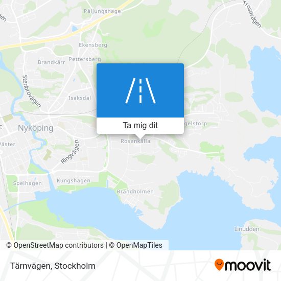 Tärnvägen karta