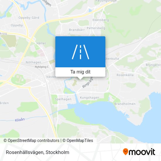 Rosenhällsvägen karta
