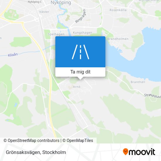 Grönsaksvägen karta