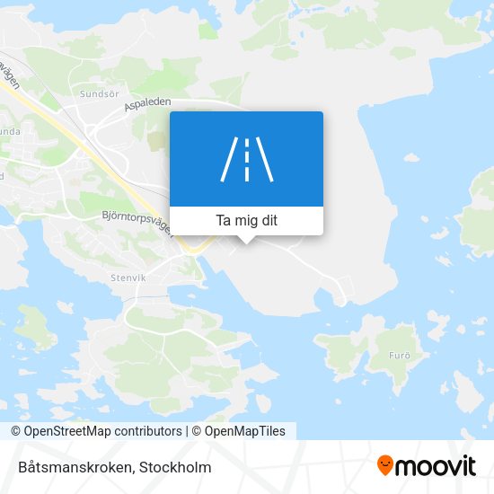 Båtsmanskroken karta
