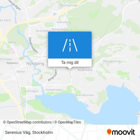 Serenius Väg karta