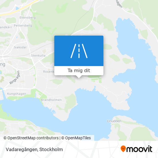 Vadaregången karta