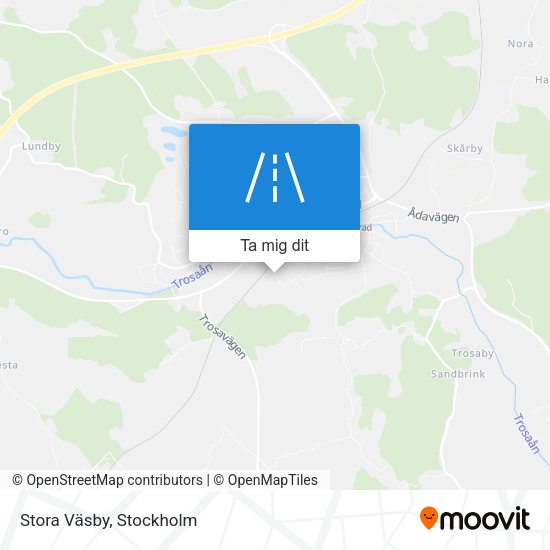Stora Väsby karta