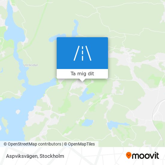 Aspviksvägen karta