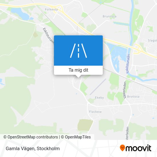 Gamla Vägen karta