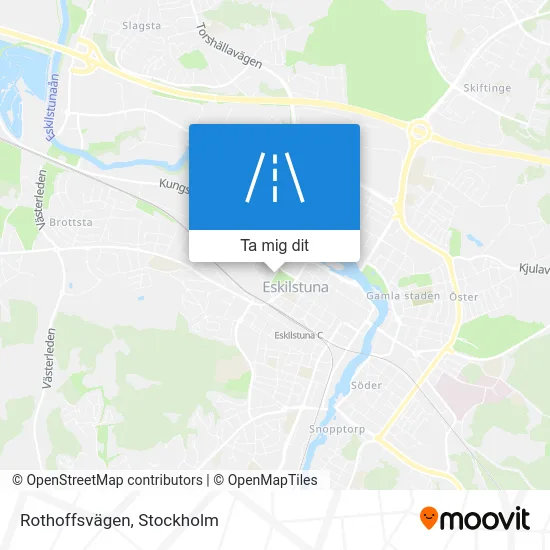 Rothoffsvägen karta