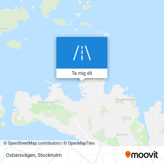 Oxbärsvägen karta