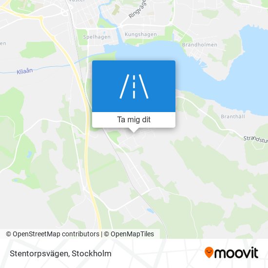 Stentorpsvägen karta