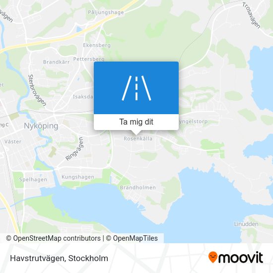 Havstrutvägen karta