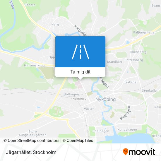 Jägarhållet karta