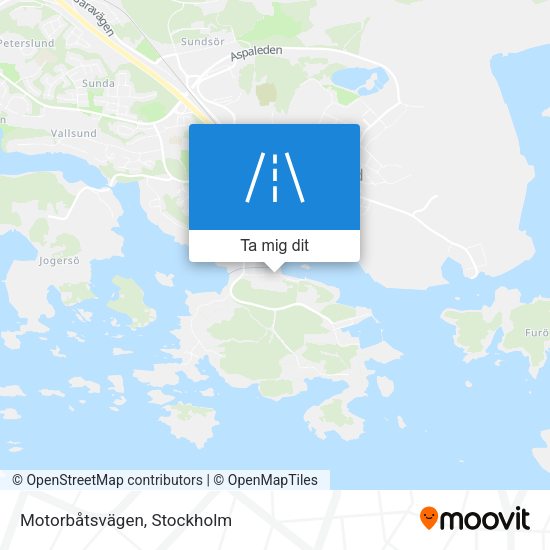 Motorbåtsvägen karta