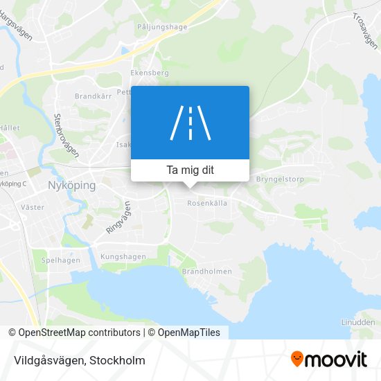 Vildgåsvägen karta
