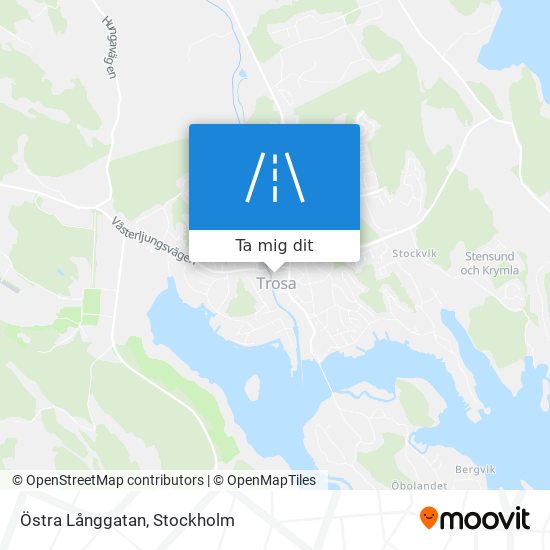 Östra Långgatan karta