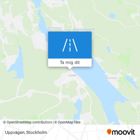 Uppvägen karta