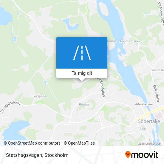 Statshagsvägen karta