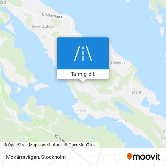 Mokärrsvägen karta