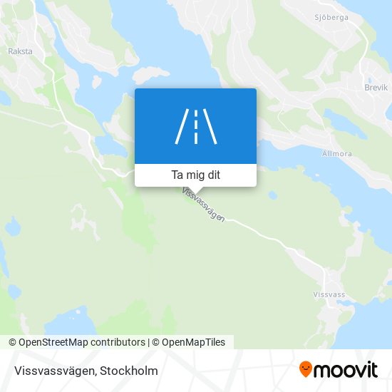 Vissvassvägen karta