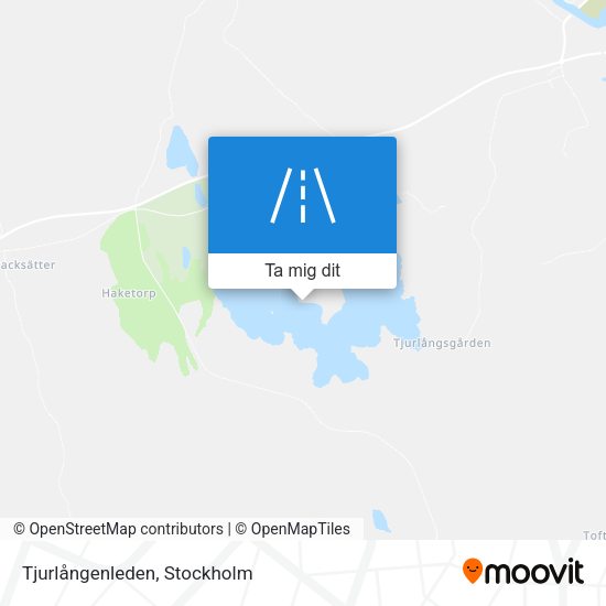 Tjurlångenleden karta