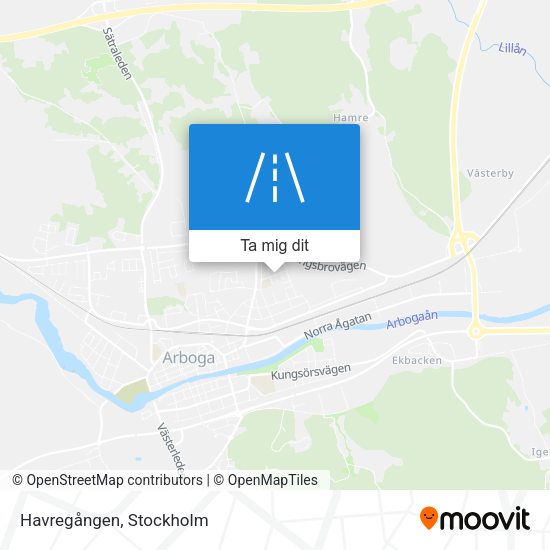 Havregången karta