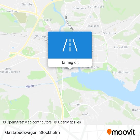 Gästabudsvägen karta