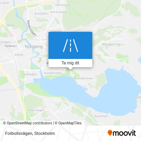 Fotbollsvägen karta
