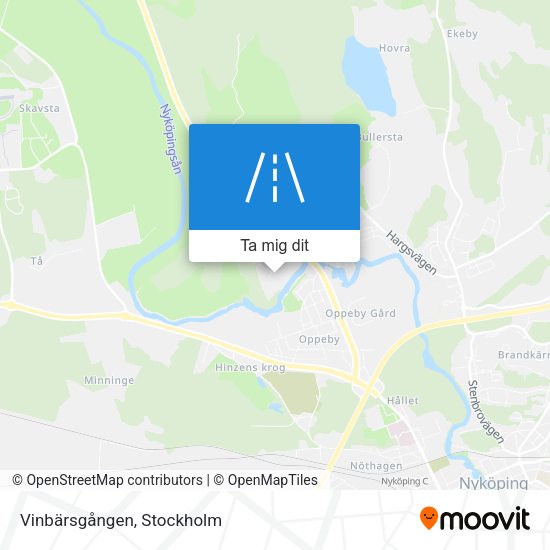 Vinbärsgången karta