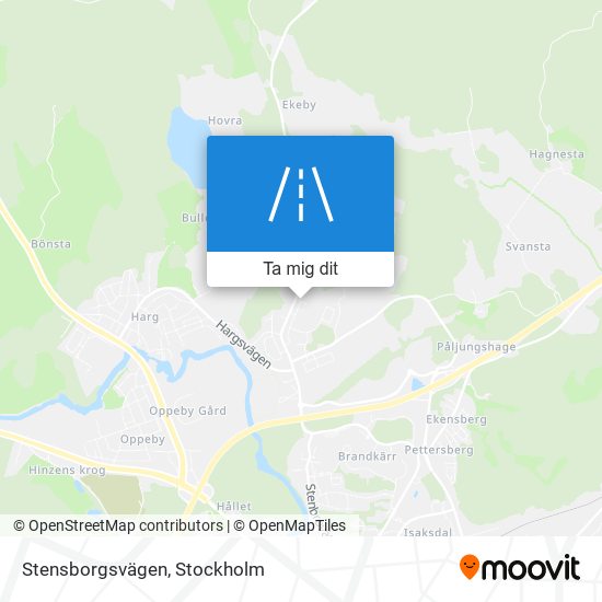 Stensborgsvägen karta