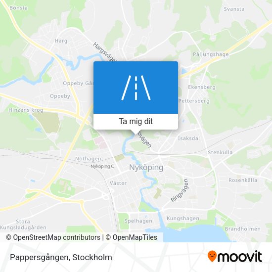 Pappersgången karta