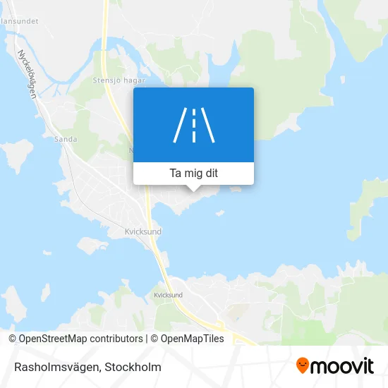 Rasholmsvägen karta