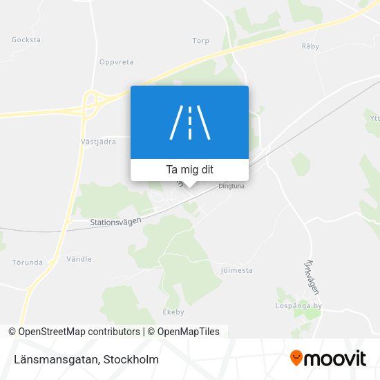 Länsmansgatan karta
