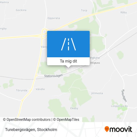 Turebergsvägen karta