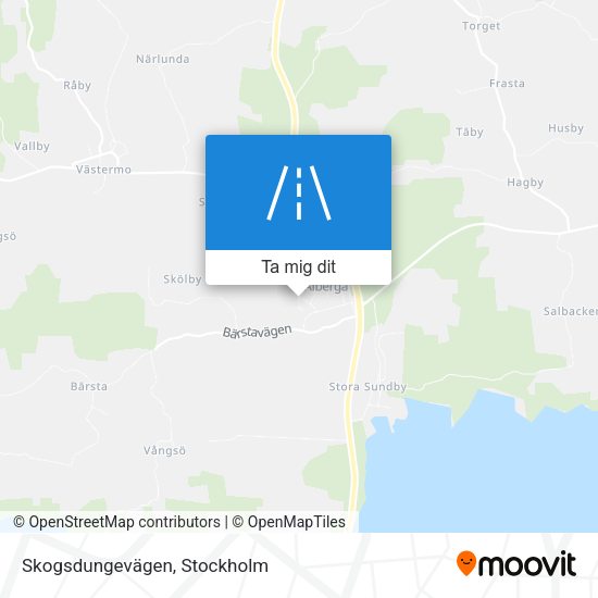 Skogsdungevägen karta