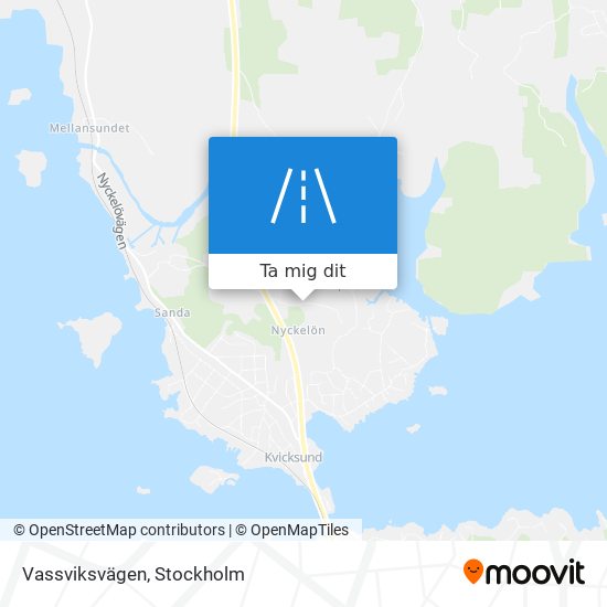 Vassviksvägen karta