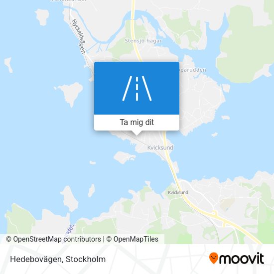 Hedebovägen karta