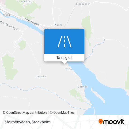 Malmönvägen karta