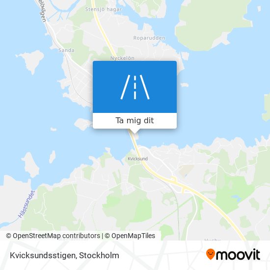 Kvicksundsstigen karta