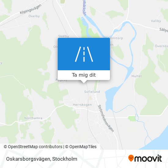 Oskarsborgsvägen karta