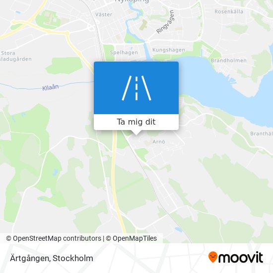 Ärtgången karta