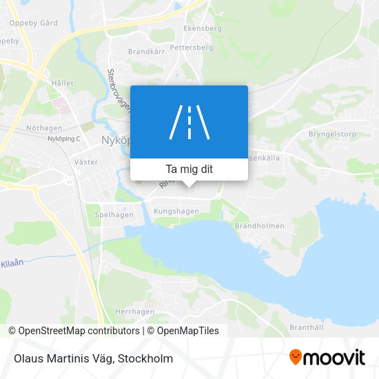 Olaus Martinis Väg karta