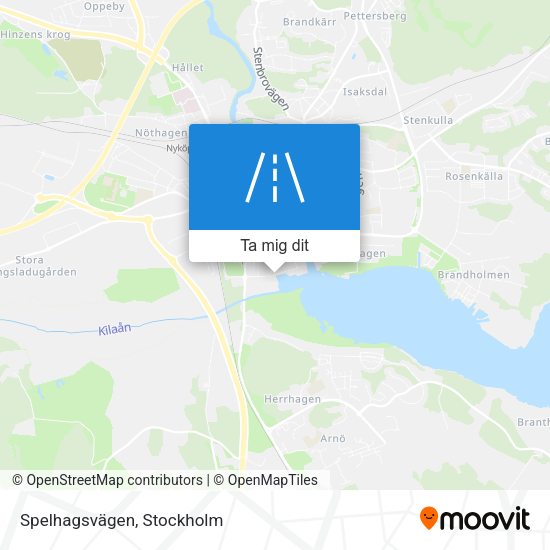 Spelhagsvägen karta