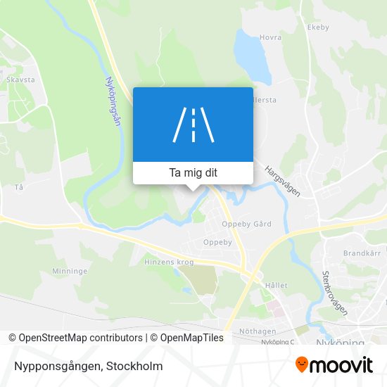 Nypponsgången karta