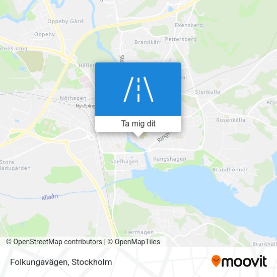 Folkungavägen karta