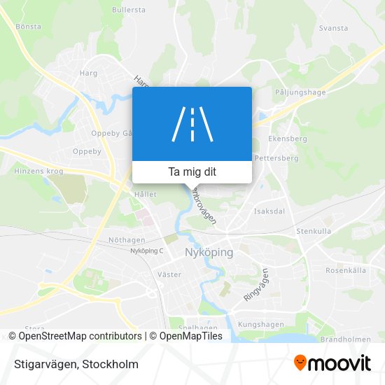 Stigarvägen karta